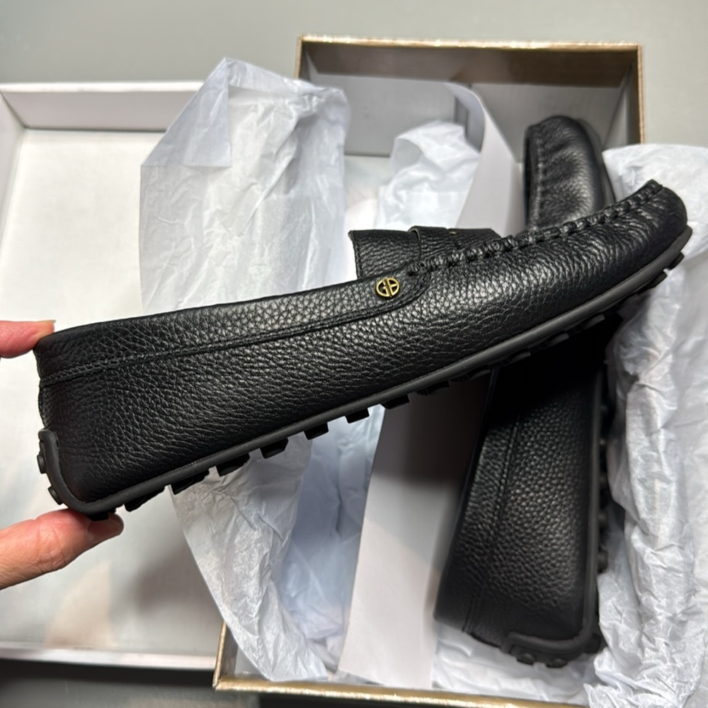 Giani Bernini Women's Carinna Memory Foam Slip on Drivers Black Leather - Picture 5 of 11